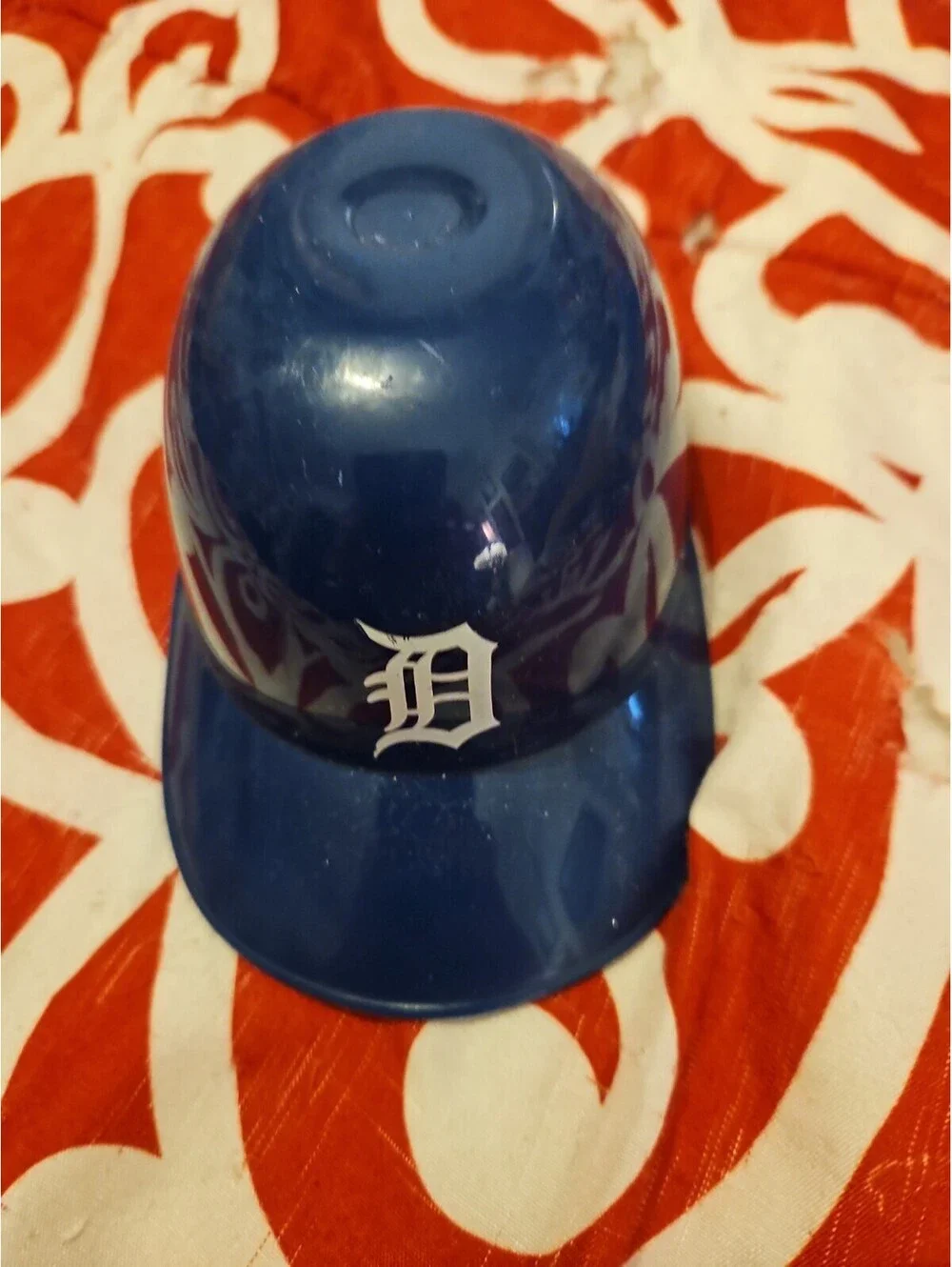 DETROIT TIGERS LOGO ICE CREAM SUNDAE HELMET 1980s VINTAGE COLLECTIBLE NICE